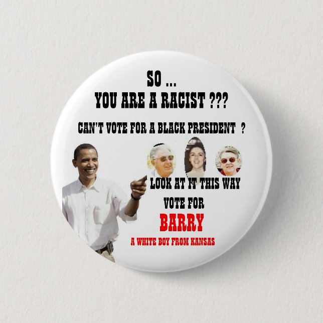 Macaron Rond 5 Cm regardez-le de cette façon (Devant)