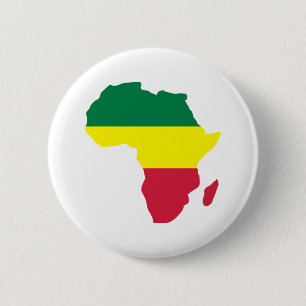 Macaron Rond 5 Cm Reggae d'Afrique