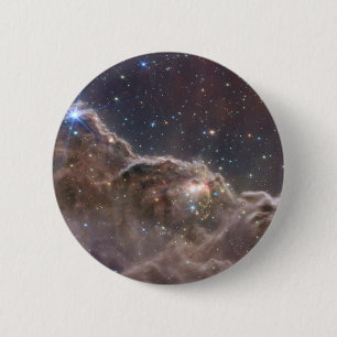 Macaron Rond 5 Cm Région De Démarrage Ngc 3324 Dans La Nebula De Car