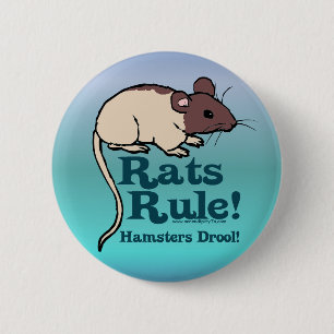 Macaron Rond 5 Cm Règle de rats !