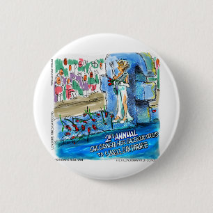 Macaron Rond 5 Cm Reine de beauté cyber drôles de cadeaux T-shirts C