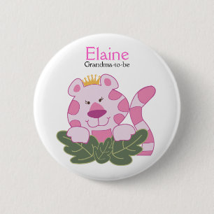 Macaron Rond 5 Cm REINE du bouton personnalisé par ÉTIQUETTE de NO