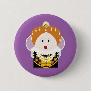 Macaron Rond 5 Cm Reine Elizabeth I