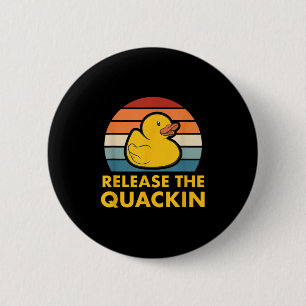 Macaron Rond 5 Cm Relâchez Le Devis Quackin Cabber Duck Duckkling Ac