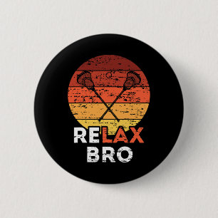 Macaron Rond 5 Cm Relax Bro - Lacrosse