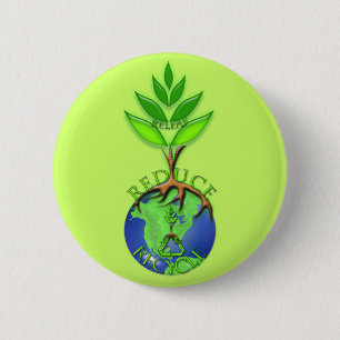 Macaron Rond 5 Cm Releaf Réduire Recycler