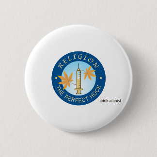 Macaron Rond 5 Cm Religion comme bouton rond de drogue