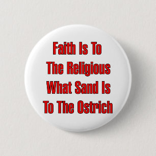 Macaron Rond 5 Cm Religion d'autruche