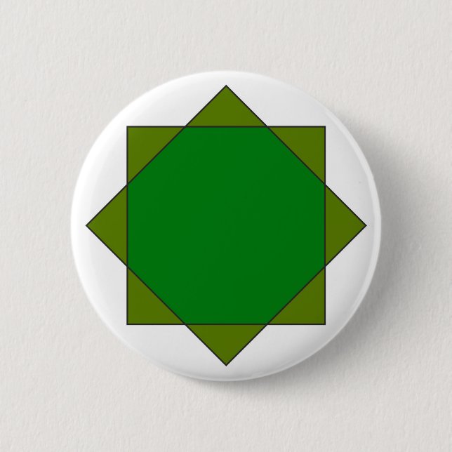 Macaron Rond 5 Cm religion islam étoile huit pointes Bouddhisme Melc (Devant)