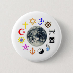 MACARON ROND 5 CM RELIGIONS DU MONDE