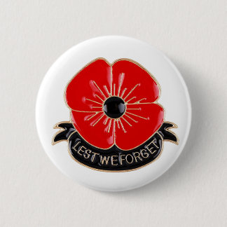 Macaron Rond 5 Cm Remembrance Day