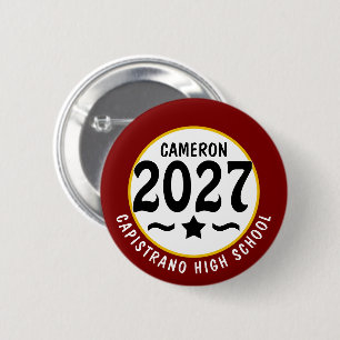 Macaron Rond 5 Cm Remise des diplômes de la promotion 2027 de Star