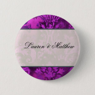 Macaron Rond 5 Cm Remous pourpre