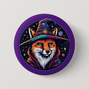 Macaron Rond 5 Cm Renard d'Imaginaire - Assistant Céleste