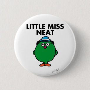 Macaron Rond 5 Cm Rencontrez Little Miss Neat