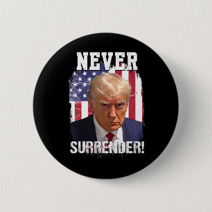 Macaron Rond 5 Cm Rendez-vous Trump Drapeau États-Unis 2024