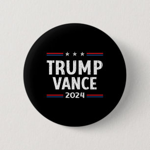 Macaron Rond 5 Cm Reprenez l'Amérique Trump Vance 2024 Vice-présiden