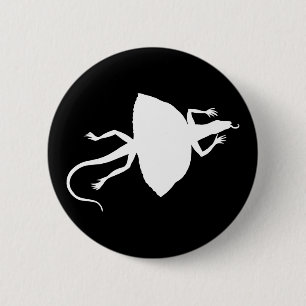 Macaron Rond 5 Cm Reptile blanc