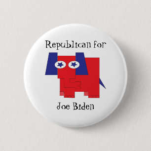 Macaron Rond 5 Cm Républicain pour Joe Biden