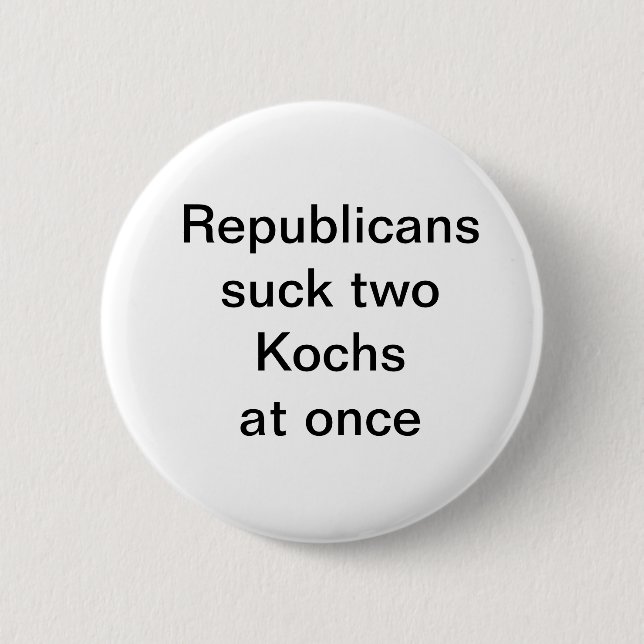 Macaron Rond 5 Cm Republicanssuck deux Kochsat une fois (Devant)