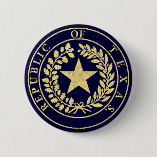 Macaron Rond 5 Cm République de joint du Texas