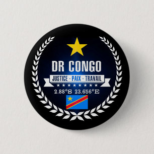 Macaron Rond 5 Cm République démocratique du Congo