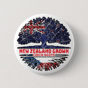 Macaron Rond 5 Cm République tchèque Nouvelle-Zélande Nouvelle-Zélan