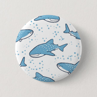 Macaron Rond 5 Cm Requin de baleine étoilé (lumière)
