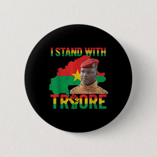 Macaron Rond 5 Cm Résistance Afrique Thomas Sankara Burkina Faso Ibr