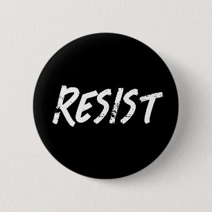 Macaron Rond 5 Cm Résister   Manifestation anti-Trump