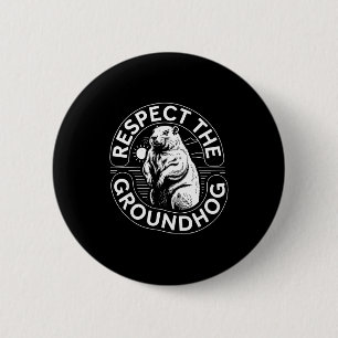 Macaron Rond 5 Cm Respectez Le Jour De La Marmotte Hommes Femmes Enf
