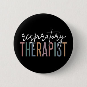 Macaron Rond 5 Cm Respiratory Therapist RT Gifts