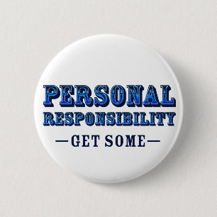 Macaron Rond 5 Cm Responsabilité personnelle - en obtenez