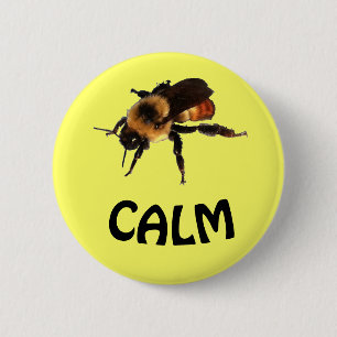 Macaron Rond 5 Cm Restez calme