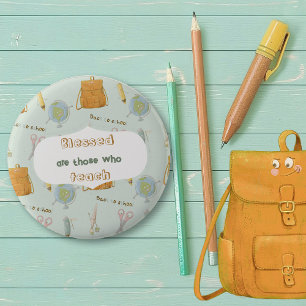 Macaron Rond 5 Cm Retour à l'école amis