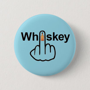 Macaron Rond 5 Cm Retournement de la touche Whiskey