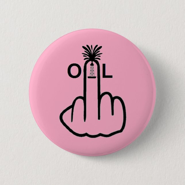 Macaron Rond 5 Cm Retournement de l'huile de bouton (Devant)