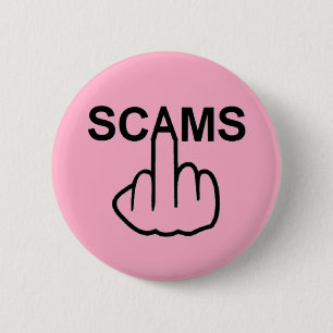 Macaron Rond 5 Cm Retourner les scams de bouton