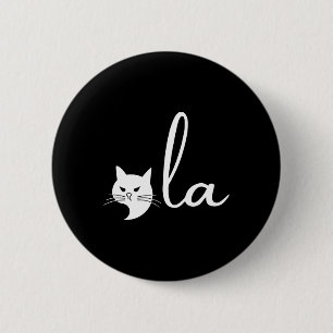 Macaron Rond 5 Cm Retro Cat Comma La Kamala Harris Pour Président 20