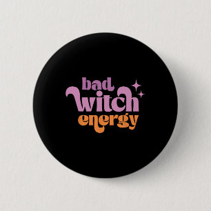 Macaron Rond 5 Cm Rétro D Witch Energy Shirt Halloween Vibes de cuis