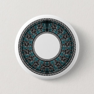 Macaron Rond 5 Cm Rétro Greek