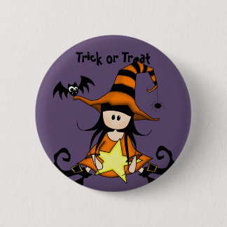 Macaron Rond 5 Cm Retro Halloween