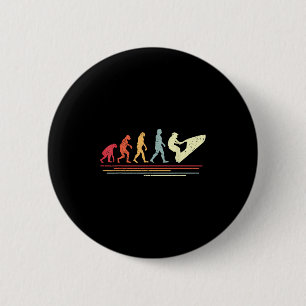 Macaron Rond 5 Cm Retro Jet Ski Humour I Vintage Jet Sk