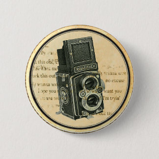 Macaron Rond 5 Cm Rétro Pin vintage de bouton de photographe