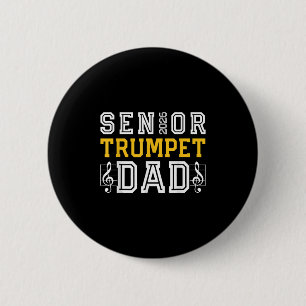 Macaron Rond 5 Cm Retro Senior Trumpet Dad 2026 Marching Band Cl Of