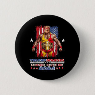Macaron Rond 5 Cm Retro Trump Funny Lutte Mème Trumpamania 2024