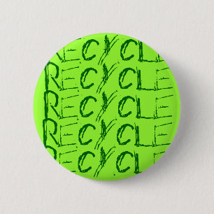 Macaron Rond 5 Cm Réutilisez, réutilisez le bouton