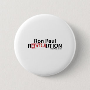 Macaron Rond 5 Cm Révolution de Ron Paul