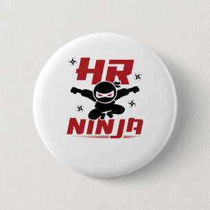Macaron Rond 5 Cm RH Ninja Ressources humaines