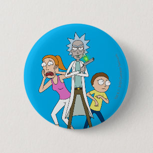 Macaron Rond 5 Cm RICK AND MORTY™   Rick, Morty, and Summer